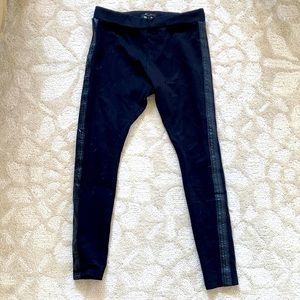 Romeo and Juliet black side stripe leggings